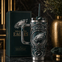 PHI Midnight Legacy - Ornate Emerald Crest Tumbler