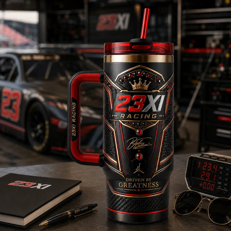 23XI — Driven by Greatness, Crown and Carbon Composition