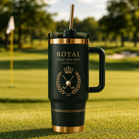 Royal Golf Society - Crest and Laurel Drinkware Composition