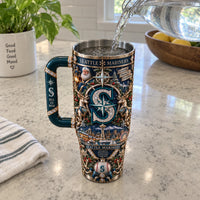 SEA Winter Compass - Ornamental Holiday Tumbler Composition