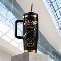 JGR in Black and Gold - Checkered Flag Legacy Tumbler