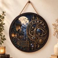 Witch's Clockwork Observatory - Moonlit Brass and Midnight Blue Disc
